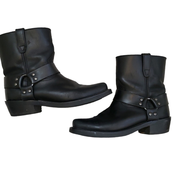 DINGO REV UP ZIPPER MOTORCYCLE BOOTS - SQUARE TOE 11.5D - Picture 3 of 11